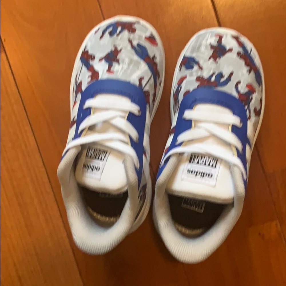 Spider-Man Adidas with elastic laces